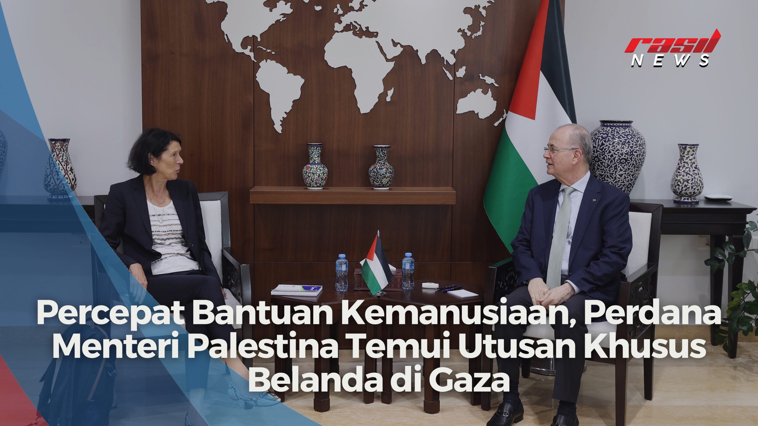 Percepat Bantuan Kemanusiaan, Perdana Menteri Palestina Temui Utusan Khusus Belanda di Gaza