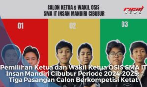 Pemilihan Ketua dan Wakil Ketua OSIS SMA IT Insan Mandiri Cibubur Periode 2024-2025: Tiga Pasangan Calon Berkompetisi Ketat