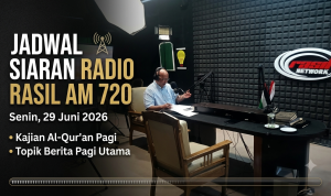 Jadwal Siaran Radio Rasil AM 720 Senin, 29 Juni 2026