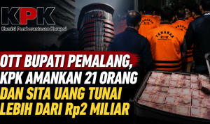 OTT Bupati Pemalang, KPK Amankan 21 Orang dan Sita Uang Tunai Lebih dari Rp2 Miliar