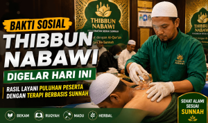 Bakti Sosial Thibbun Nabawi Digelar Hari Ini, Rasil Layani Puluhan Peserta dengan Terapi Berbasis Sunnah
