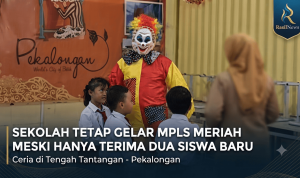 Sekolah Tetap Gelar MPLS Meriah Meski Hanya Terima Dua Siswa Baru