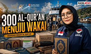 Kolaborasi Yayasan Wakaf Silaturahim dan Relawan Peduli Al-Qur’an Salurkan Wakaf Al-Qur’an ke Kepulauan Wakai